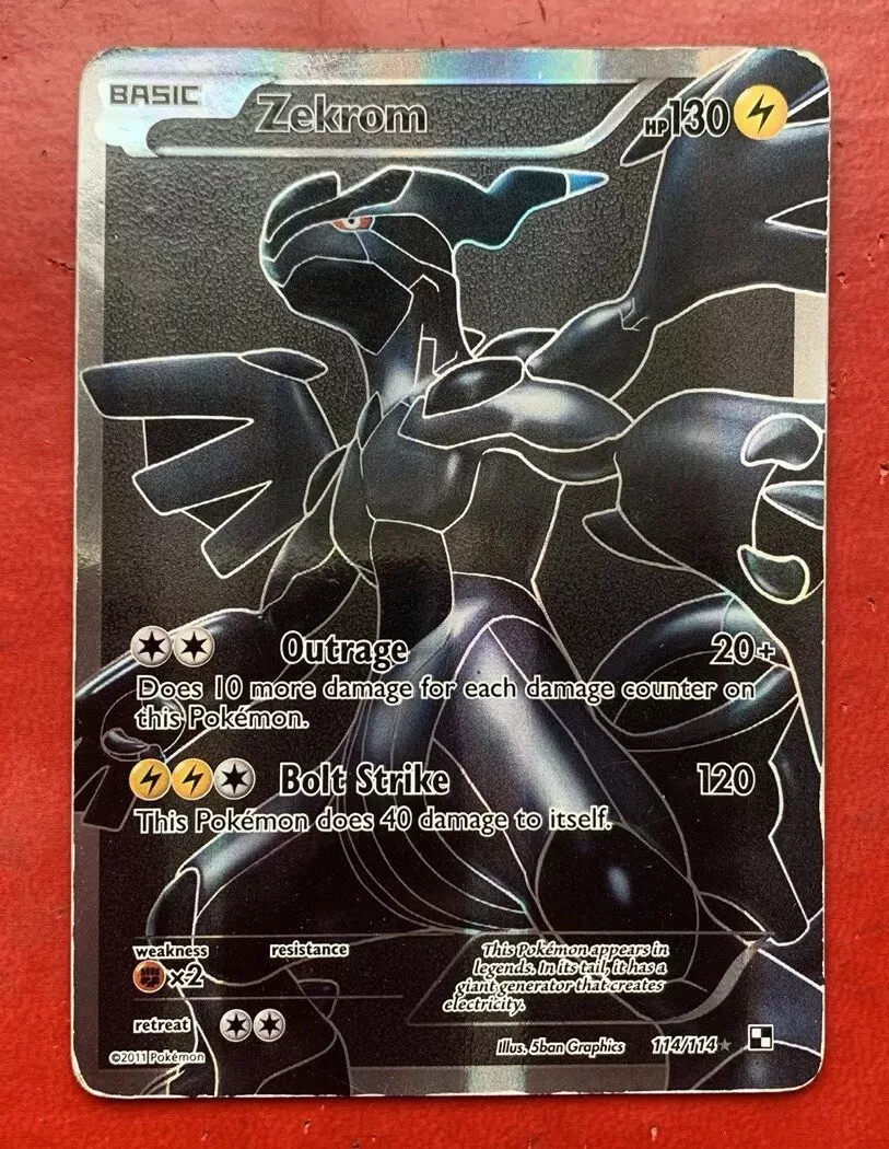 Zekrom - carta POKEMON - USATO