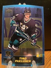 2001 01-02 TOPPS CHROME MIGHTY-DUCKS TIMO PARSSINEN ROOKIE RC #155