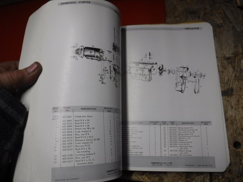 1960-69 BOMBARDIER SKI-DOO ALL MODELS SNOWMOBILES ORIGINAL FACTORY PARTS CATALOG - 第 3/8 張圖片