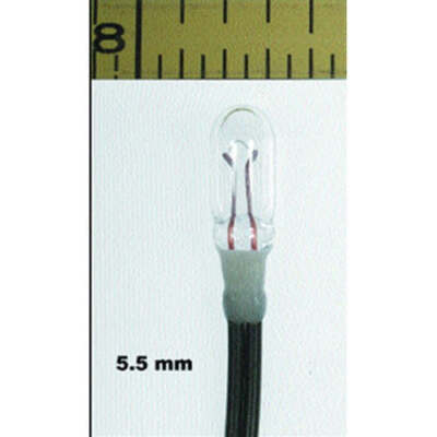 Miniatronics Micro Miniature Lamps Sub Miniature 6V 40mA 5.5mm Diamete 18-018-10