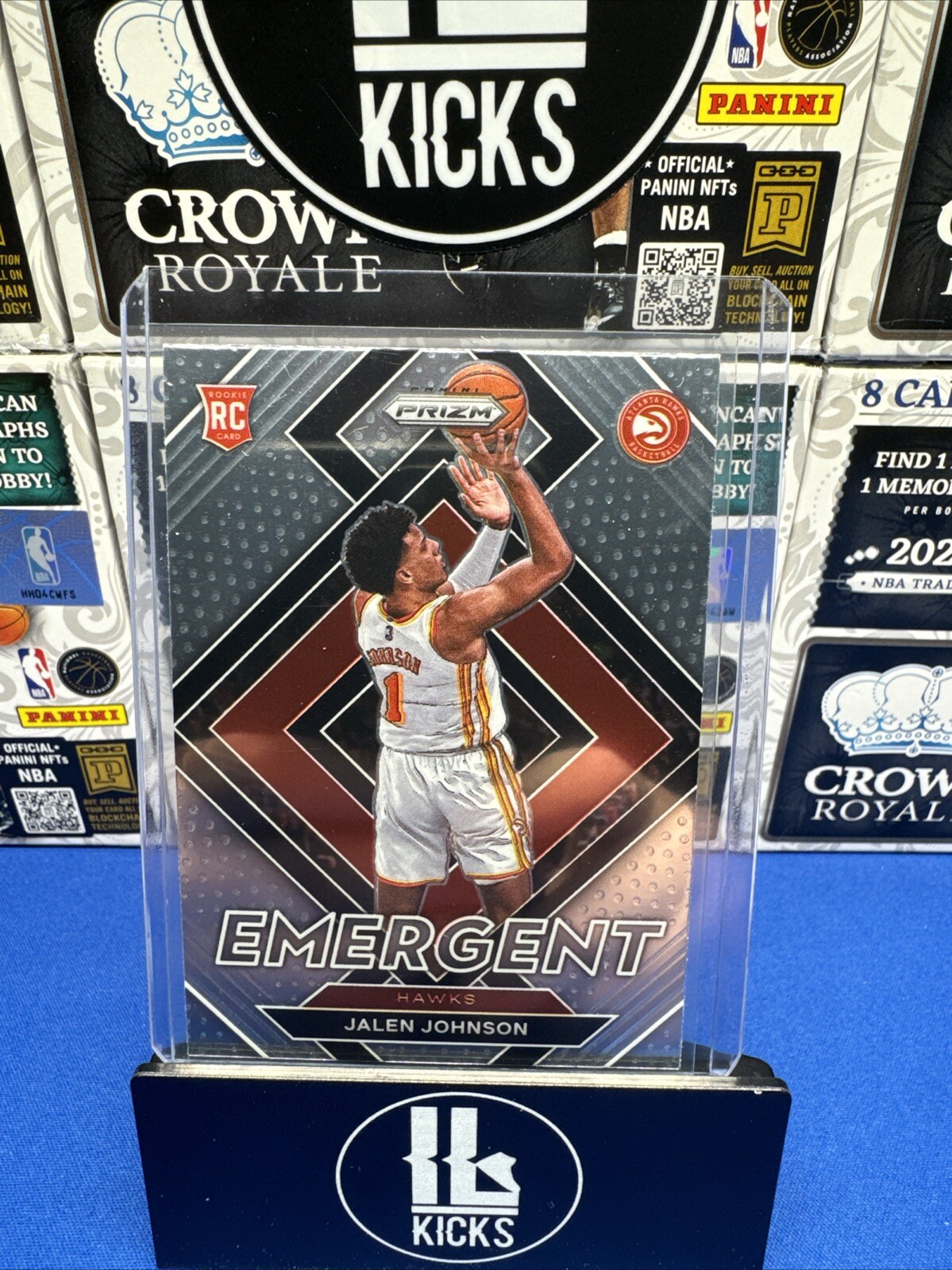 2021-22 Panini Prizm - Emergent #18 Jalen Johnson (RC)