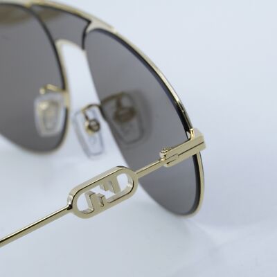 New FENDI FE40072U 30E Endura Gold/Brown 57-17-140  display picture 3