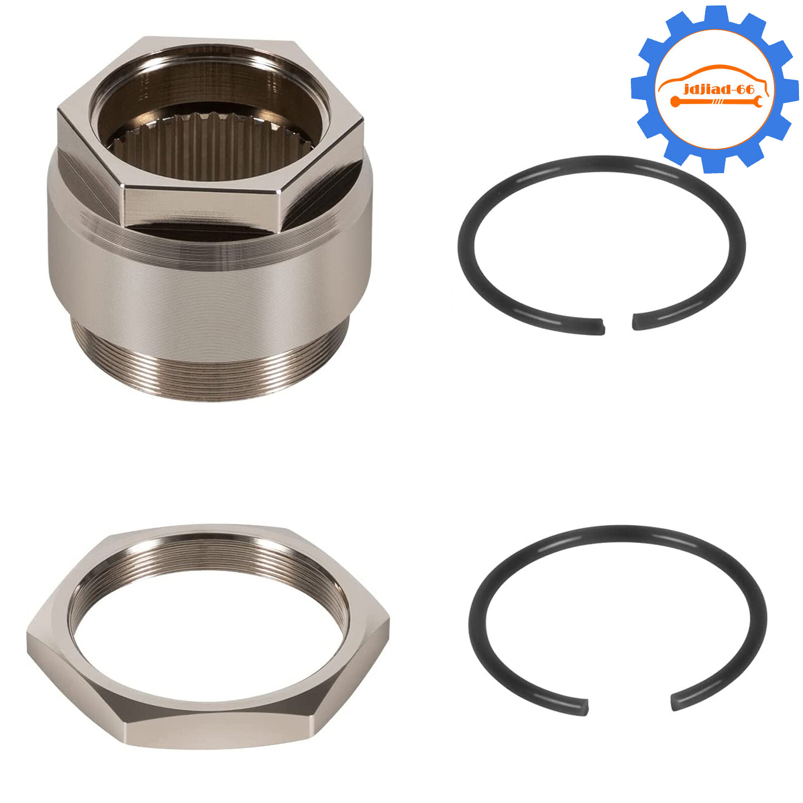 Axle Lock Jam Sleeve Nut Bolt Clip Assembly For Honda TRX300EX - Foto 4