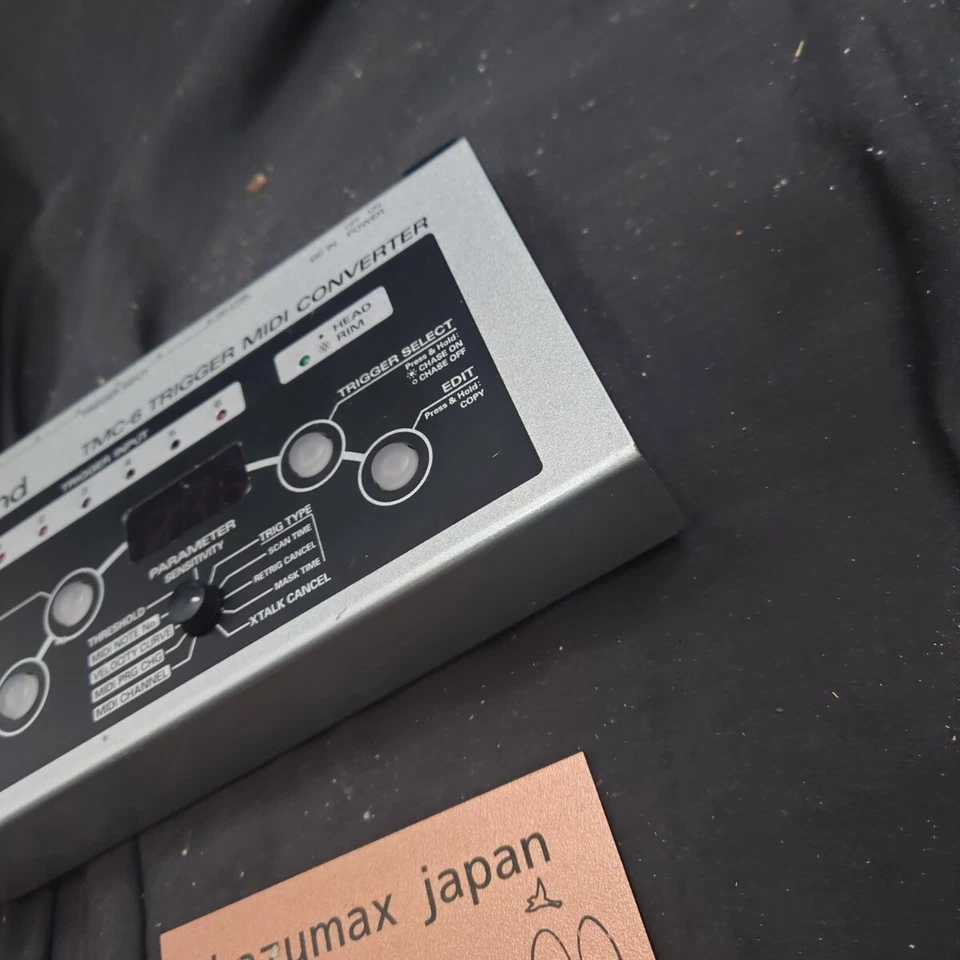 Roland TMC-6 Gatillo MIDI Convertidor V-Drum con Adaptador Funcionamiento Confirmado Japón Foto 2 de 4