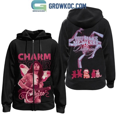 Clairo Charm Tour You Make Me Wanna Go Dancing Hoodie ZiP