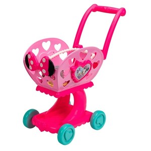 minnie happy helpers bowtique shopping cart pink