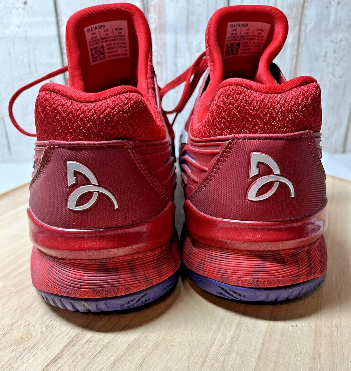 Asics Court FF mens Novak Djokovic Athletic Tennis Shoes size 14