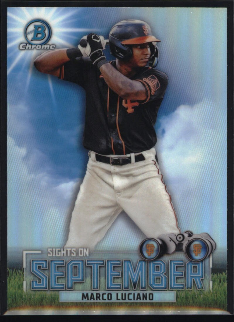 2023 Bowman - Sights on September #SOS-17 Marco Luciano (RC) Giants