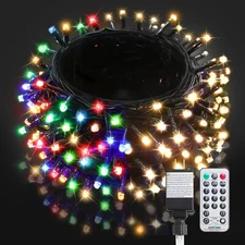 BlcTec Christmas Lights, 300 LED 108FT Color Changing Christmas Tree Lights