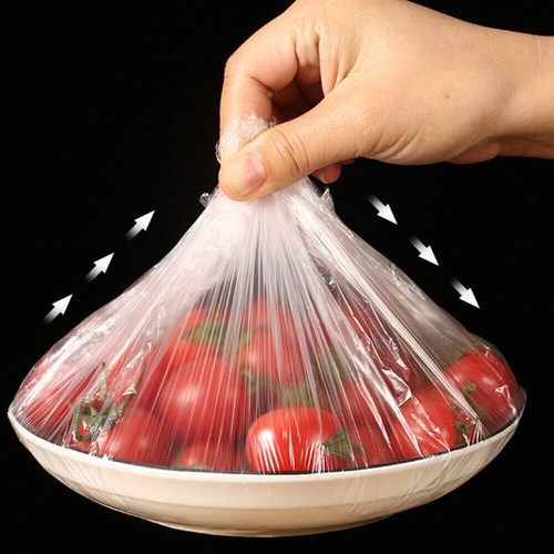 200x Disposable Foods Storage Covers Bags Bowls Elastic Plate Fresh Keeping Bags - Picture 11 of 12