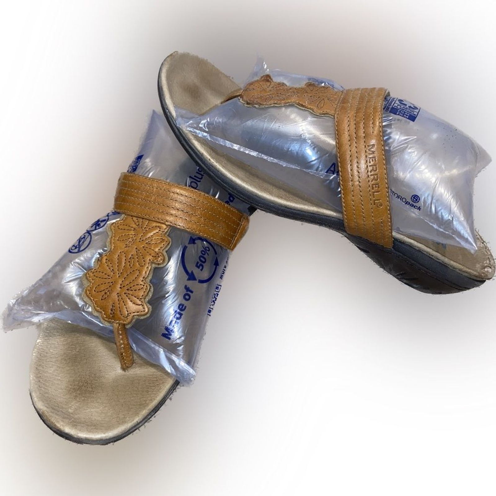 Scarpe sandali Merrell Timpani marroni da trekking outdoor taglia 8