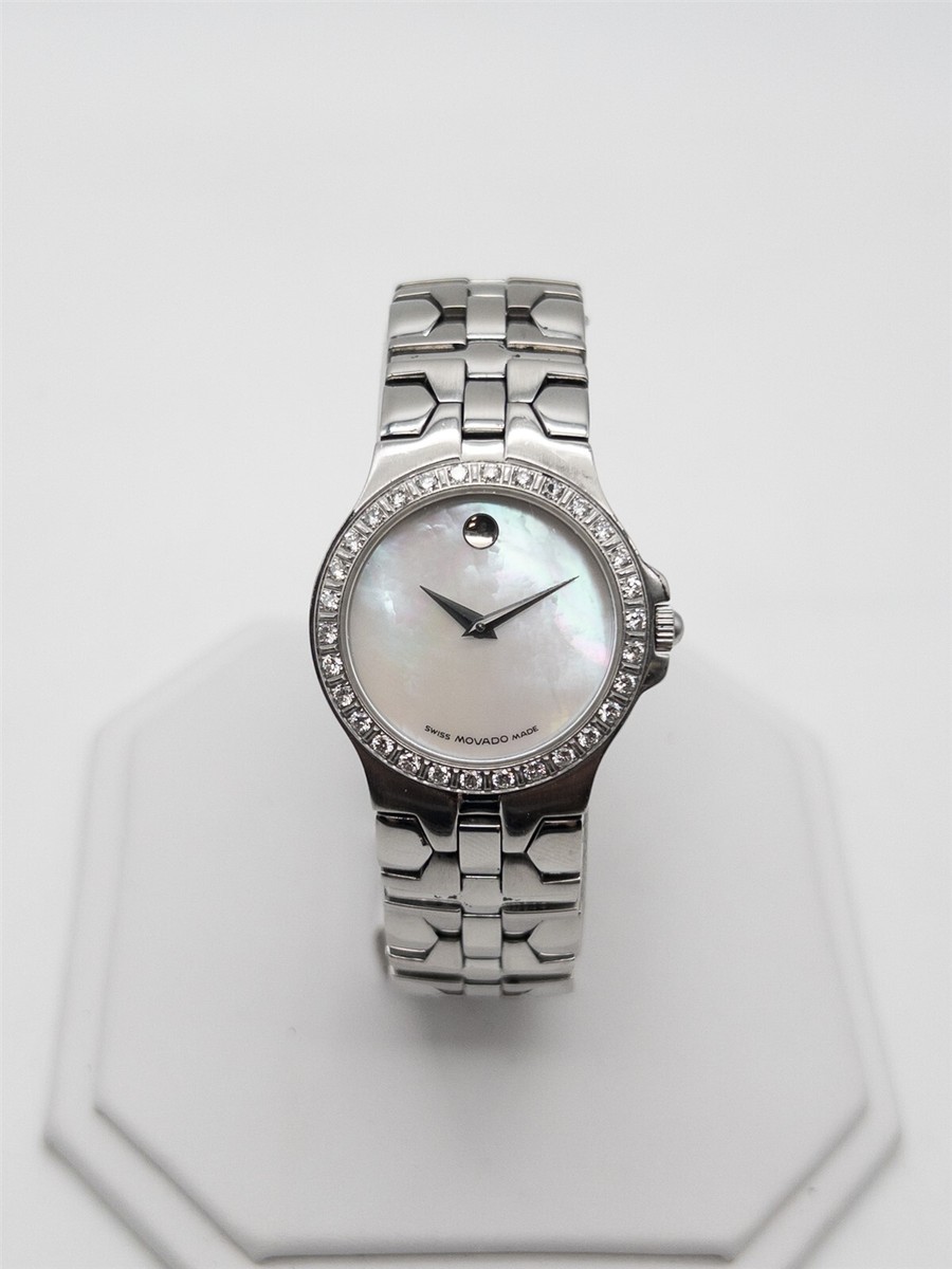 Movado Rare Museum Ladies pre-owned stainless watch Rare Genuine Vintage Ladies Stainless Steel Movado Watch  main image 3