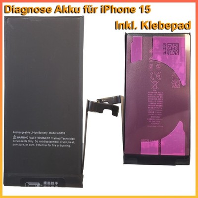Diagnose Akku für iPhone 15 ohne Fehlermeldung ohne Löten 100% Kapazität A3018
