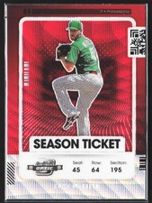 2021 Panini Contenders #57 Zack Wheeler Optic Red Wave