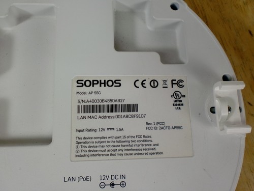 Sophos AP 55C WiFi Access Point Wi-Fi 0350 - Picture 5 of 5