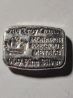 One troy ounce.999 fine silver bar