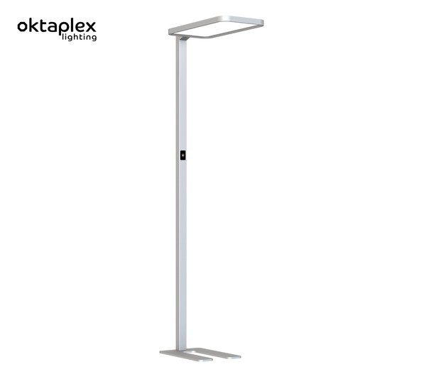 Led Stehlampe 80W Dimmbar Stehleuchte Standlampe Mit Deckenfluter Arbeitsleuchte-image