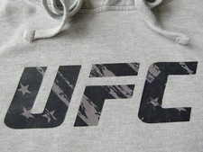 UFC Venum Sudadera con Capucha Gris 100% Algodón XL Sudadera con Capucha Genuina Auténtica UFC Excelente Estado