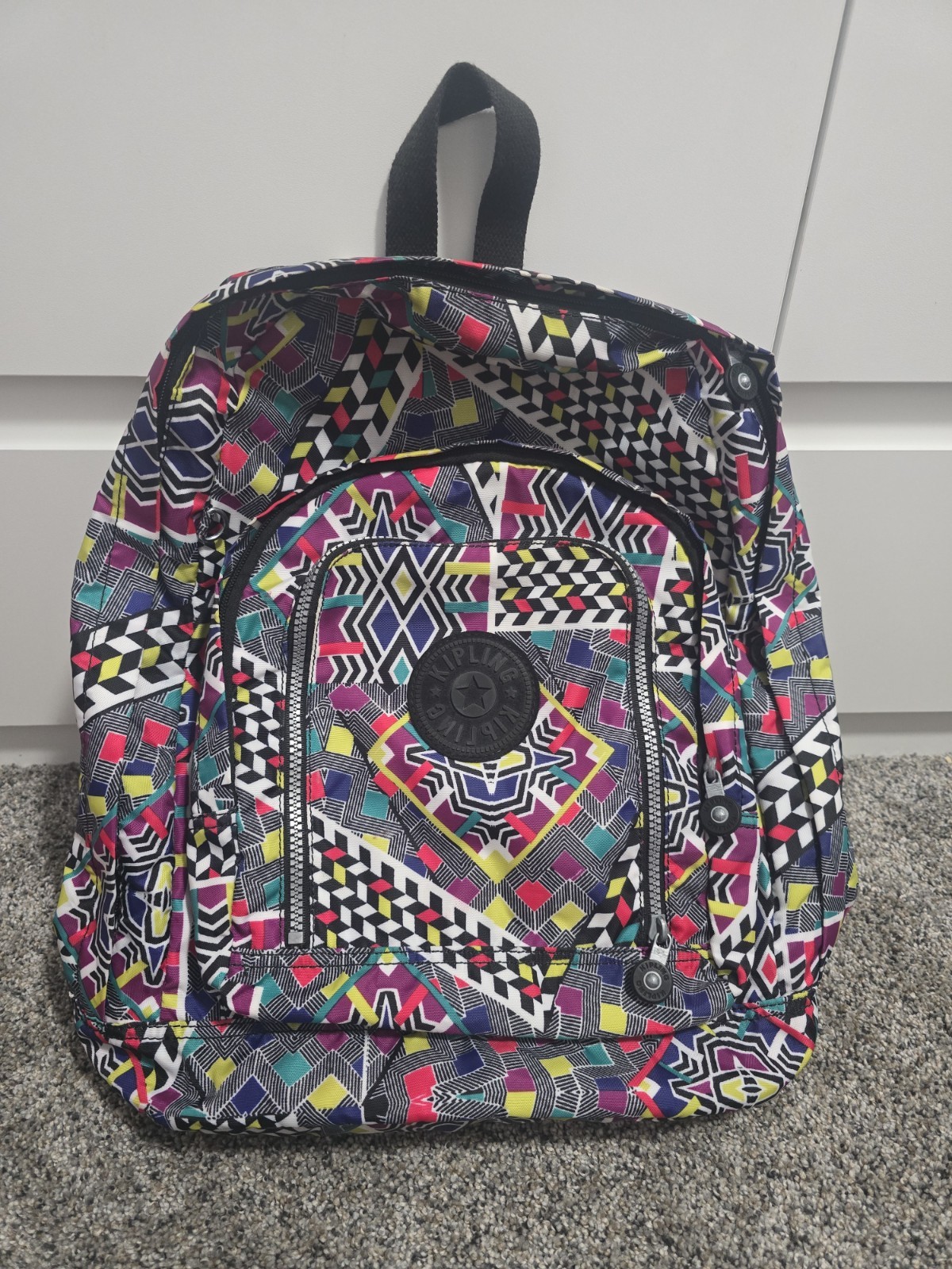 Kipling backpack Multicolored Geometric Backpack … - image 1