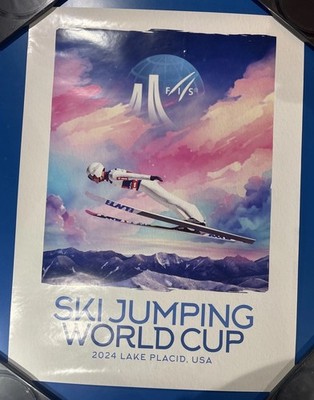 Ski Jumping World Cup 2024 Lake Placid USA FIS 18'' x 24'' POSTER