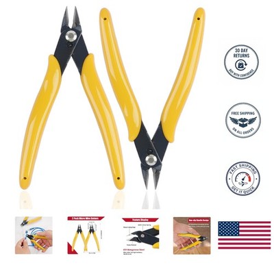 5-Inch  Micro Wire Cutters with Ergonomic Handle for Precision Cutting