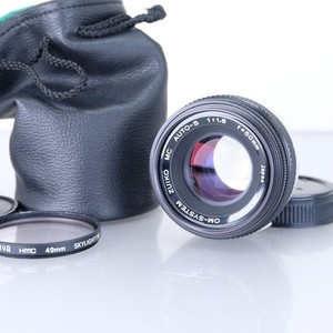 Olympus OM Mount 50mm f1.8 Manual Focus Prime Lens Fast Aperture for Film Camera