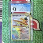 Pokemon TCG Dragonite FB 56/147 Cross Hatch Holo CGC 9.5 Blue Label