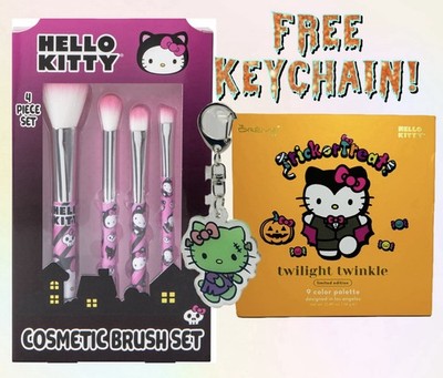 The Crème Shop x Hello Kitty Twilight Twinkle Eyeshadow Palette & Brush Set NWT