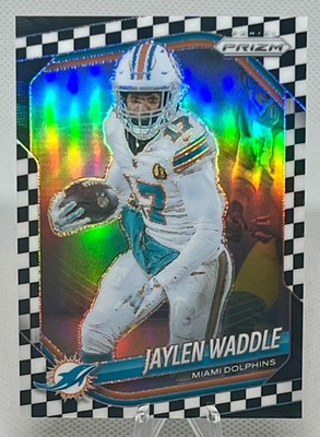 JAYLEN WADDLE SP 2025 Panini Prizm CHECKER #172 Miami Dolphins | eBay