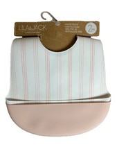 Lila Jack Silicone Bibs - 2 Pack - NWT - Waterproof 6 Months