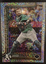 2025 Topps Series 1 Celebration Shea Langeliers Confetti #158 Athletics