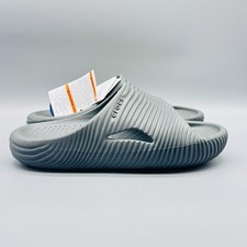 Crocs Sandals Mens 6 W8 Gray Mellow Slide Slip On Foam Lightweight Comfort NEW