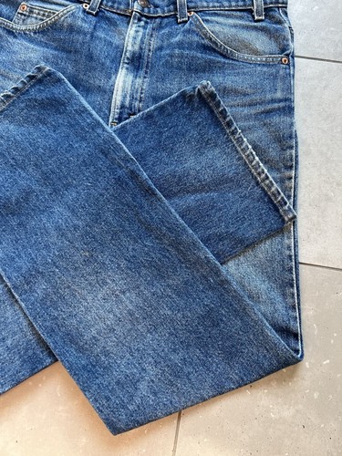Vintage 90s Levis 517 Orange Tab Faded Stone Wash Bootcut USA Made Jeans 34x31 - Bild 8 von 24