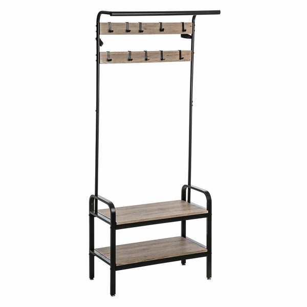 5Five Simply Smart Garderobenschrank Jano, Stahl, Mdf, Schwarz, 170 Cm, 160407-image