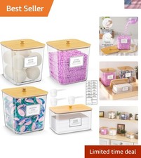 Laundry Pods Storage Container, Clear Laundry Room Organization and Storage,D...