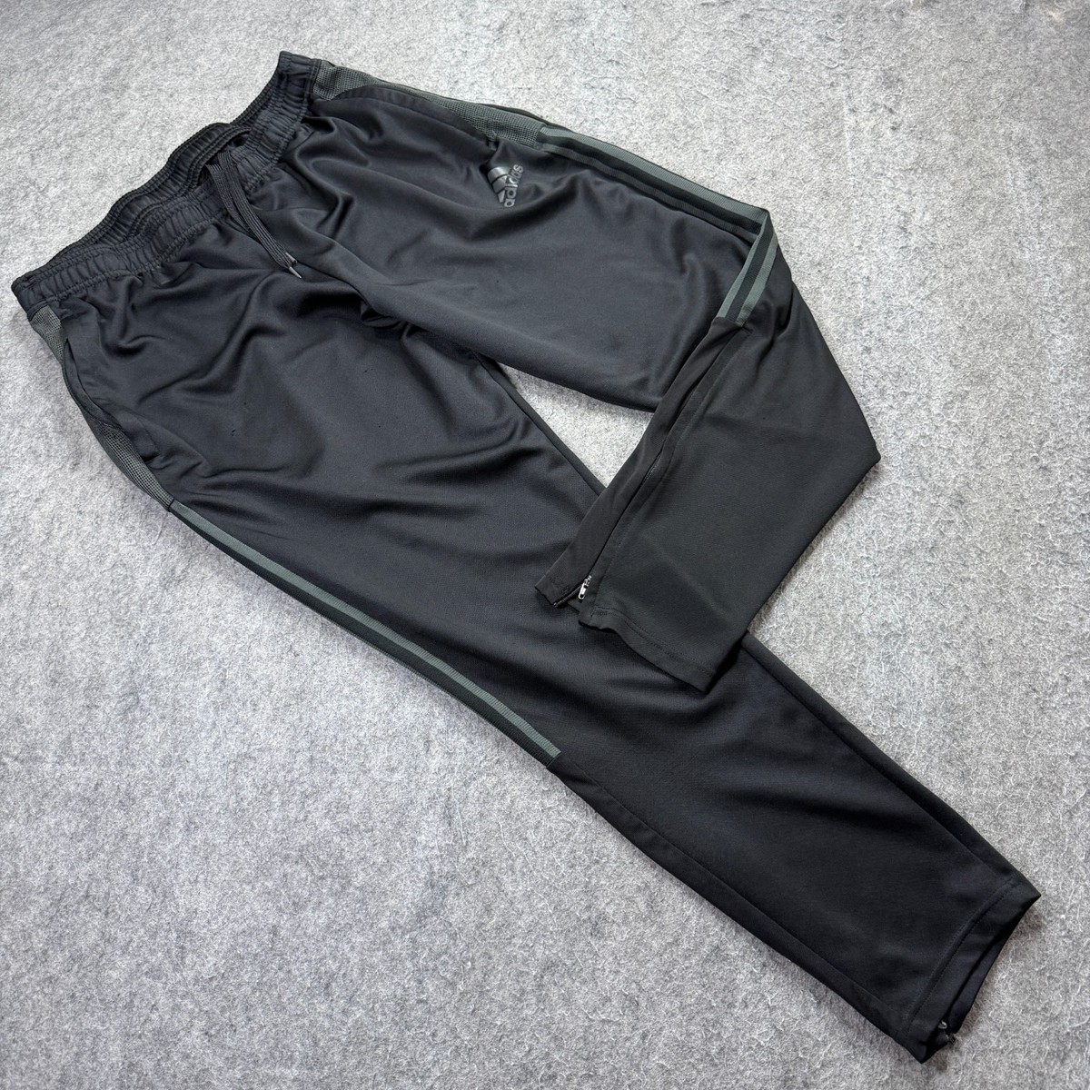Adidas Tiro 21 Soccer Pants Men XL Black Ankle Zip 30