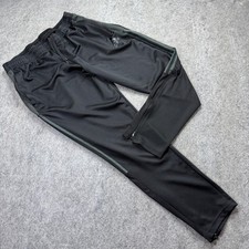 Adidas Tiro 21 Soccer Pants Men XL Black Ankle Zip 30" Warmup Training GN5490