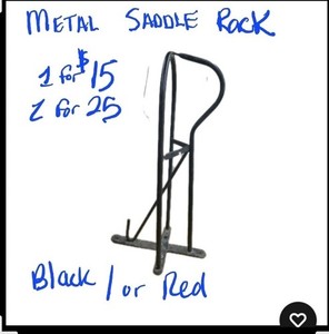 Metal Saddle Rack Western/English/any