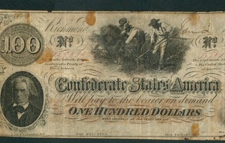 $100 1863 Confederate States of America PAPER CURRENCY AUCTIONS