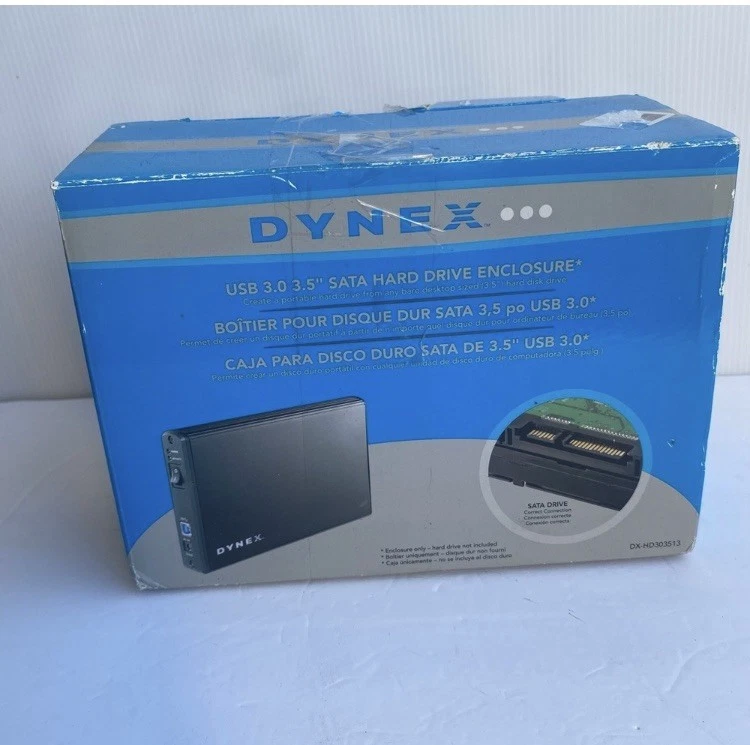 DYNEX USB 3.0 3.5" SATA hard drive enclosure - Image 2 of 4