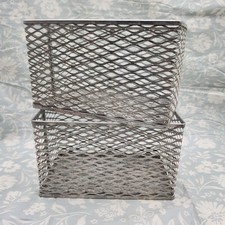 2 Fisherbrand Scientific Aluminum Cleansing stainless steel test tube basket