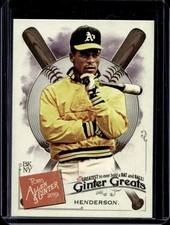 2019 Topps Allen & Ginter Rickey Henderson Greats #GG-14 Athletics