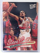 1996-97 Fleer Ultra - #5 Steve Smith. Michigan State. Atlanta Hawks.