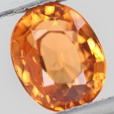 2.10ct 7.5x6.1mm Oval-Cut Natural Orange Spessarite Garnet
