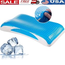 Cooling Gel Memory Foam Pillow Orthopedic Support Side Back Stomach Sleepers New