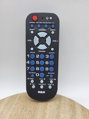 RCA Universal Remote Control Platinum Pro 4 Device RCR504BE Tested Working 