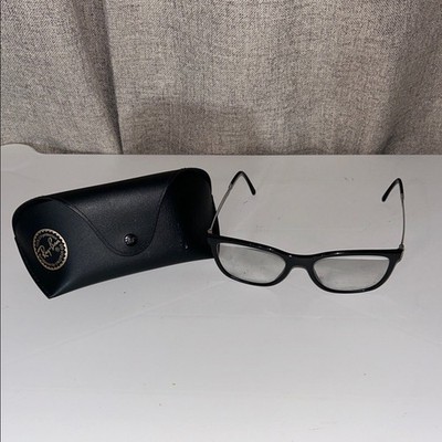 Ray-Ban Sunglasses Frame Only RB 4344 601 Gloss Black/Silver Square Italy 56 mm