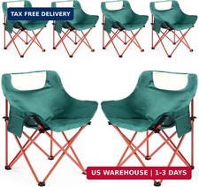 FairySandy 6 Pack Portable Camping Chairs Compact Backpacking Chairs Folding Cam