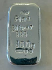 100g 999 Fine Silver bullion Bar made by APO genuine full hallmark 999