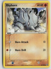 Rhyhorn 62/106 Common Emerald Pokemon Near Mint on eBay
